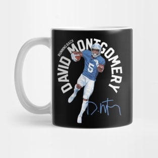 David Montgomery Detroit Name Arc Mug